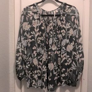 Lauren Conrad cold shoulder blouse